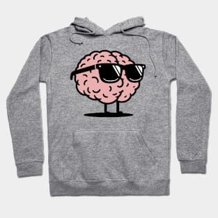 Brain Wearing Sunglasses Hoodie